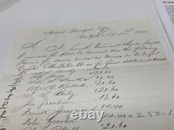 CIVIL War Nurses Paylist Montpelier Vt Army Hospital Sgn Gen Rs Satterlee 1879