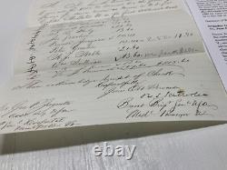 CIVIL War Nurses Paylist Montpelier Vt Army Hospital Sgn Gen Rs Satterlee 1879