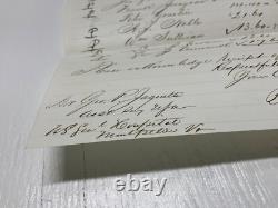 CIVIL War Nurses Paylist Montpelier Vt Army Hospital Sgn Gen Rs Satterlee 1879