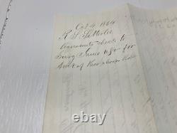 CIVIL War Nurses Paylist Montpelier Vt Army Hospital Sgn Gen Rs Satterlee 1879