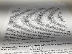 CIVIL War Nurses Paylist Montpelier Vt Army Hospital Sgn Gen Rs Satterlee 1879