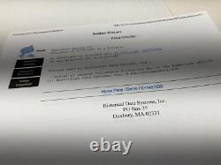 CIVIL War Nurses Paylist Montpelier Vt Army Hospital Sgn Gen Rs Satterlee 1879