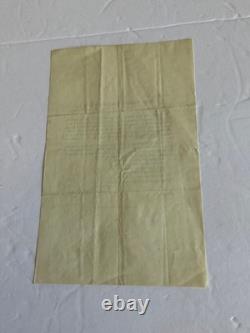 CIVIL War Order For Distinguished Bavery Hatchers Run Va 1864 Carry Colors