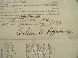 CIVIL War Plymouth North Carolina Union Soldier Enlistment 101st Pa Pow