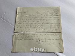 CIVIL War Rebel Horses & Loyal Citizens Orders Sgn General Miegs Hand Written