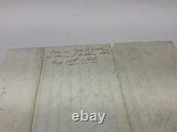 CIVIL War Rebel Horses & Loyal Citizens Orders Sgn General Miegs Hand Written