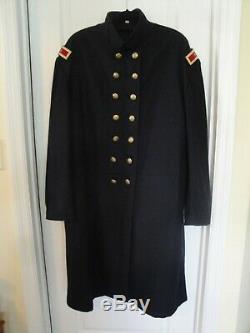 CIVIL War Reenactment Union Wool Brigadier General Artillery Frock Coat Size 46