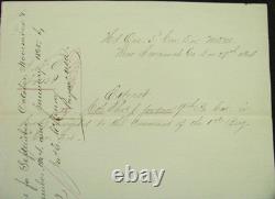 CIVIL War Savannah Georgia Pennsylvania Colonel Thomas Jordan Order 1865