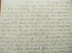 CIVIL War Soldier Letter- A Counterfeit General Arrested 1865