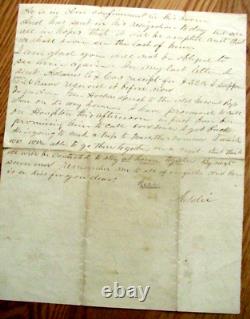 CIVIL War Soldier Letter- A Counterfeit General Arrested 1865