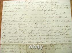 CIVIL War Soldier Letter- A Counterfeit General Arrested 1865