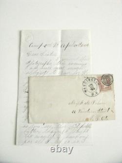 CIVIL War Soldier Letter Meeting General Grant- A Very Good Looking Man