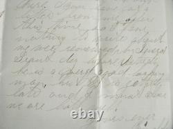 CIVIL War Soldier Letter Meeting General Grant- A Very Good Looking Man