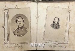 CIVIL War Soldier Union Colonel Thomas W Humphrey 95th Illinois Kia CDV Photo