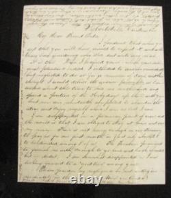 CIVIL War Sybertsville Penn 1861 Letter Re Brothers In Action At Beaufort Sc