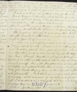 CIVIL War Sybertsville Penn 1861 Letter Re Brothers In Action At Beaufort Sc