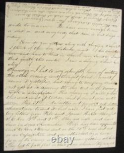 CIVIL War Sybertsville Penn 1861 Letter Re Brothers In Action At Beaufort Sc