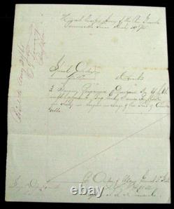 CIVIL War Texas Army Of The Rio Grande Clarksville Texas Surgeon's Order 1865