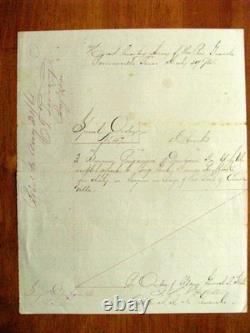 CIVIL War Texas Army Of The Rio Grande Clarksville Texas Surgeon's Order 1865