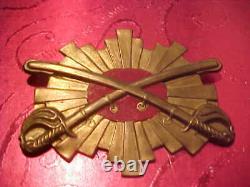CIVIL War Union General Sheridans Calvary Kepi, Hat Or Cap Emblem Pin