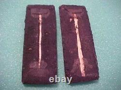 CIVIL War Union Yank Officers 2 Star Generals Shoulder Board Straps Set Used