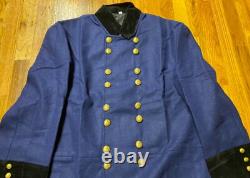 CIVIL War Us Union General Staff Infantry Frock Jacket-large