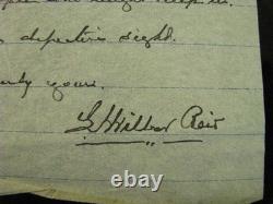 CIVIL War VMI Confederate Tredegar Notable Joseph R Anderson Jr Letter 1906