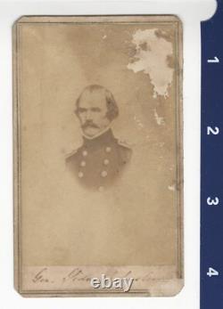 C. 1860's Confederate General Albert Sidney Johnston SIGNED Photo by Anthony