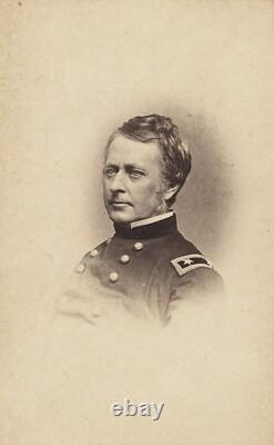 C. 1860's General Joseph Hooker Carte de Visite Photo by Matthew Brady