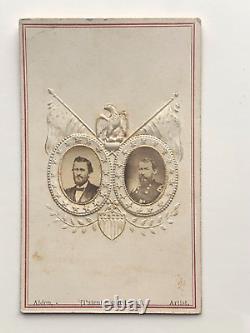 C. 1860s CDV President Ulysses S. Grant & Civil War General Sheridan