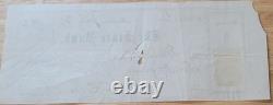 Cadwallader C. C. C. Washburn Signed Check 1872 Civil War General, General Mill