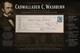 Cadwallader C. C. C. Washburn Signed Check 1878 Civil War General, General Mill