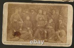 Civil War 1862 Brady View of General Marcy and Foreign Military Observers in VA