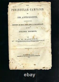 Civil War 1864 Penninsular Campaign Investigation by General J G Barnard