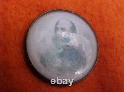 Civil War 6 Buttons Generals with Clear Celluloid Cover