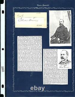 Civil War Autograph Union General Charles Devens 15th Mass