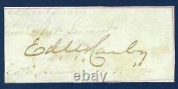 Civil War Autograph of General Edwin Canby Killed by Modoc Indians 1873