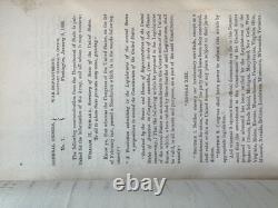 Civil War Bound Collection of General Orders and Circulars War Department 1866