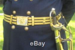 Civil War Brigadier General Embroidered Shoulder Epaulets withCase
