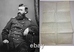 Civil War Brigadier General James Robinson Letter 1864