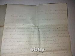 Civil War Brigadier General James Robinson Letter 1864