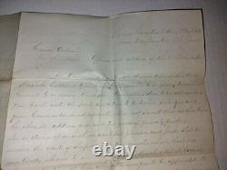 Civil War Brigadier General James Robinson Letter 1864