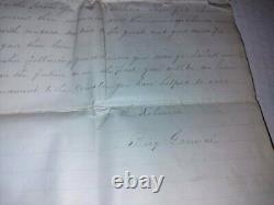 Civil War Brigadier General James Robinson Letter 1864