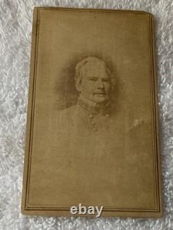Civil War CDV 4 by 2 1/2 original. Confederate General Price Taken In N. C