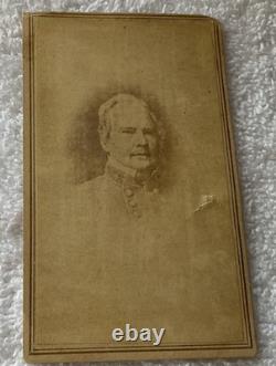 Civil War CDV 4 by 2 1/2 original. Confederate General Price Taken In N. C