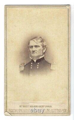 Civil War CDV Confederate General Leonidas Polk KIA Anthony/Brady