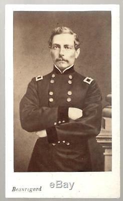 Civil War CDV Confederate General PGT Beauregard
