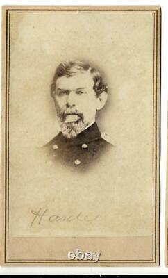 Civil War CDV Confederate General William J Hardee