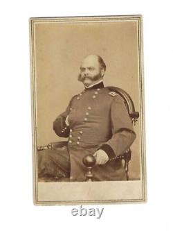 Civil War CDV General Ambrose Burnside by Anthony/ Brady