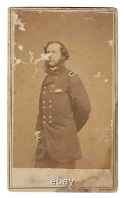 Civil War CDV General Samuel Crawford, Rare, but damaged